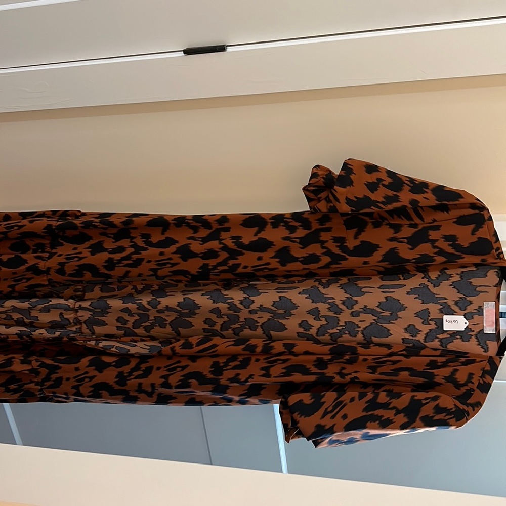 Wrap Leopard Dress